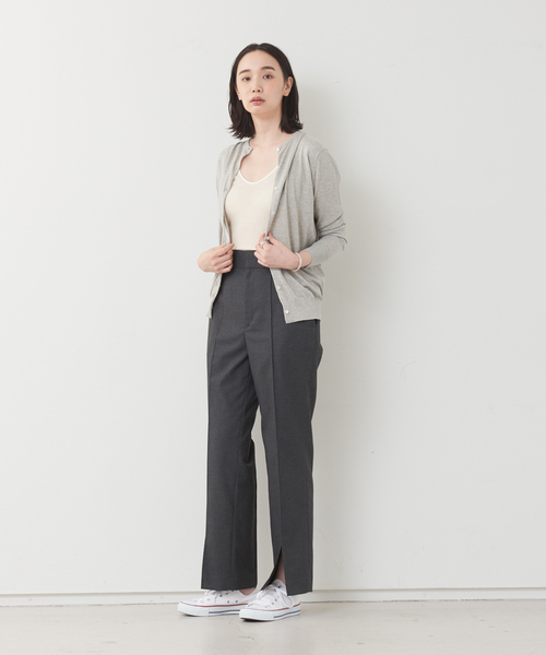 collex（コレックス）の「【Maglificio Mare/マグィリフィシオ マーレ】リブタンクトップ（タンクトップ・レディース・オフホワイト/グレー/ブラック・フリー）」の4枚目の写真