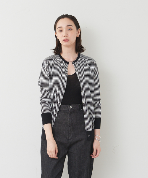 collex（コレックス）の「【Maglificio Mare/マグィリフィシオ マーレ】リブタンクトップ（タンクトップ・レディース・オフホワイト/グレー/ブラック・フリー）」の7枚目の写真