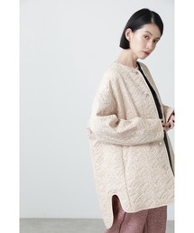 (OKIRAKU×ROSE BUD)カラーレスジャカードビッグジャケット