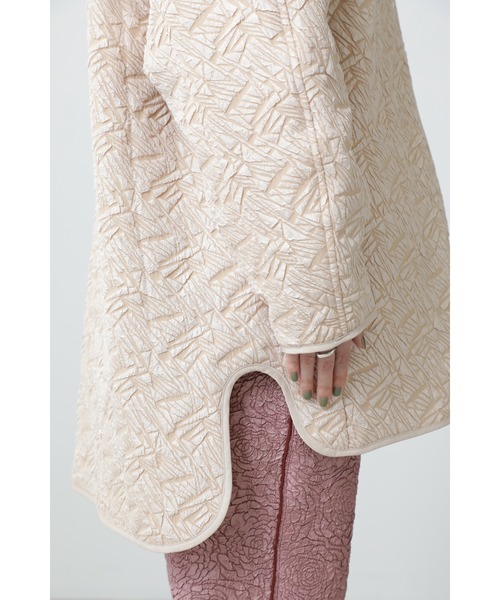 OKIRAKU（オキラク）の「(OKIRAKU×ROSE BUD)カラーレスジャカードビッグジャケット（その他アウター・レディース・ブラック/ベージュ・ONE SIZE）」の13枚目の写真