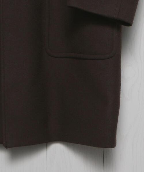 H　BEAUTY&YOUTH UNITED ARROWS（エイチビューティーアンドユースユナイテッドアローズ）の「＜AURALEE＞DOUBLE CLOTH LIGHT MELTON SOUTIEN COLLAR COAT/コート.（ステンカラーコート・メンズ・ブラウン・4/3）」の5枚目の写真