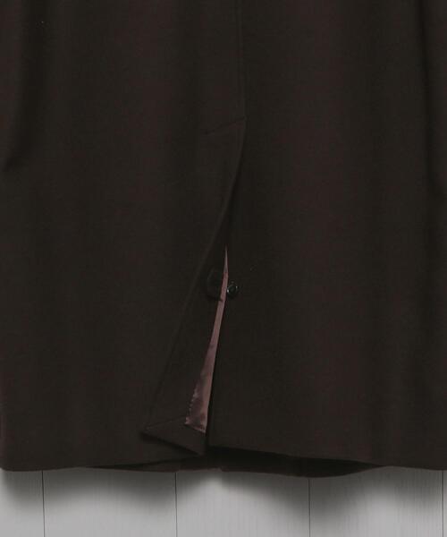 H　BEAUTY&YOUTH UNITED ARROWS（エイチビューティーアンドユースユナイテッドアローズ）の「＜AURALEE＞DOUBLE CLOTH LIGHT MELTON SOUTIEN COLLAR COAT/コート.（ステンカラーコート・メンズ・ブラウン・4/3）」の9枚目の写真