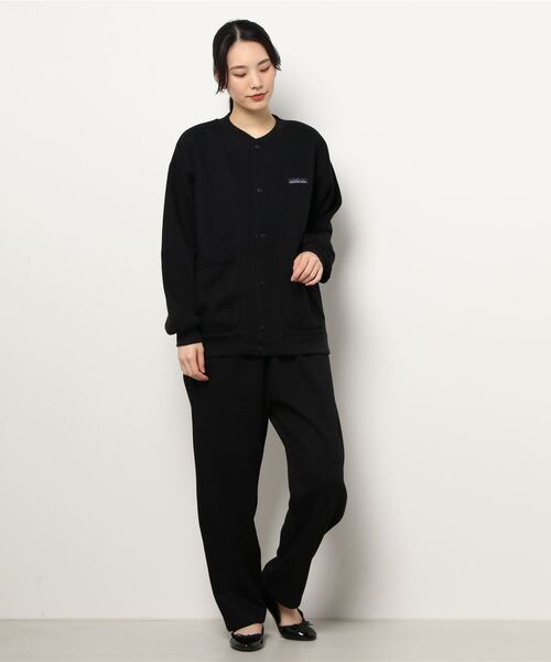 THOUSAND MILE(サウザンドマイル)の「2021FW 裏毛CARDIGAN SET UP(CARDIGAN+PANTS+BAG)(セットアップ・レディース・グレー系その他/ブラック・L/M)」の1枚目の写真