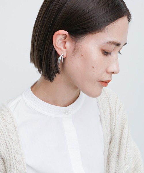 select MOCA(セレクトモカ)の「ニュアンスデザインピアス(ピアス(両耳用)・レディース・シルバー/ゴールド・FREE)」の6枚目の写真
