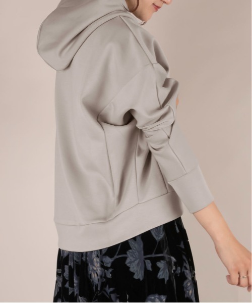 RANDA（ランダ）の「ダンボールフーディー（パーカー・レディース・ホワイト/ブラウン/グレー/ミント・FREE）」の8枚目の写真