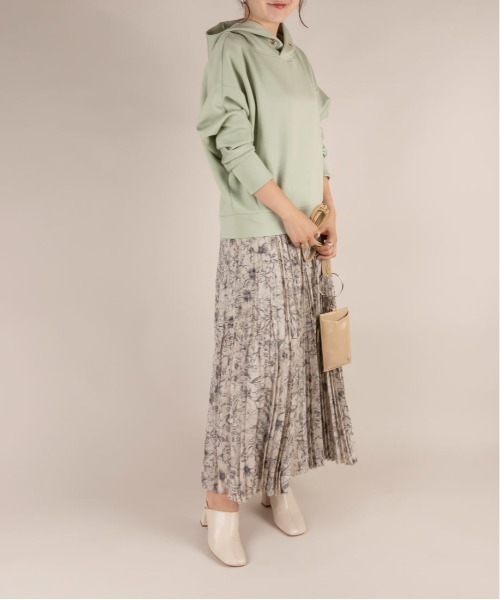 RANDA（ランダ）の「ダンボールフーディー（パーカー・レディース・ホワイト/ブラウン/グレー/ミント・FREE）」の18枚目の写真