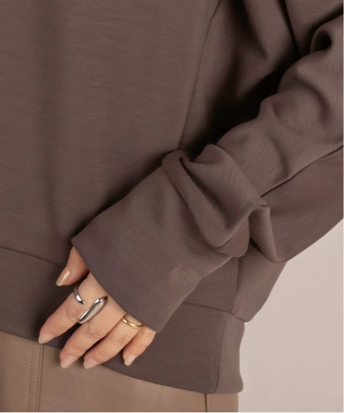 RANDA（ランダ）の「ダンボールフーディー（パーカー・レディース・ホワイト/ブラウン/グレー/ミント・FREE）」の12枚目の写真