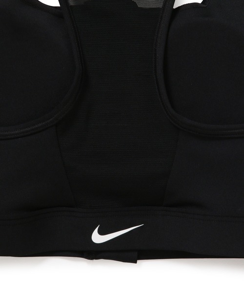 NIKE(ナイキ)の「【NIKE】ナイキ Dri-Fit スウッシュ フロント ジップ スポーツブラ(ブラジャー・レディース・ブラック・L/M/S)」の6枚目の写真