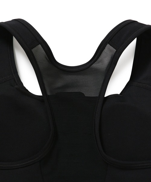 NIKE(ナイキ)の「【NIKE】ナイキ Dri-Fit スウッシュ フロント ジップ スポーツブラ(ブラジャー・レディース・ブラック・L/M/S)」の7枚目の写真