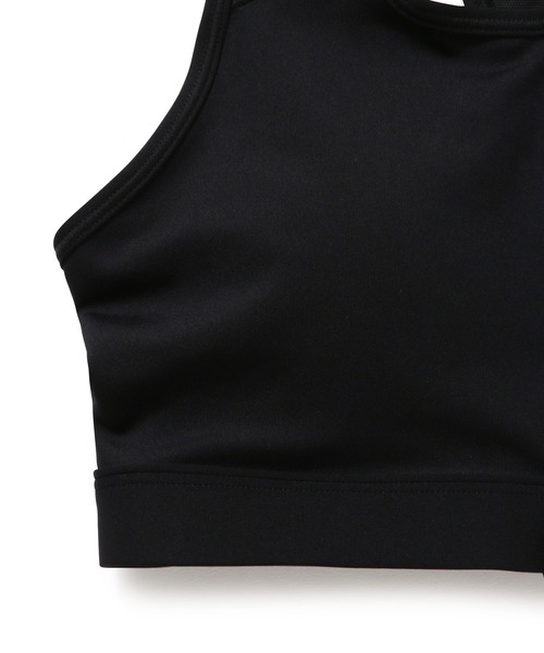 NIKE(ナイキ)の「【NIKE】ナイキ Dri-Fit スウッシュ フロント ジップ スポーツブラ(ブラジャー・レディース・ブラック・L/M/S)」の8枚目の写真