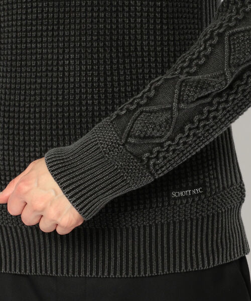 schott（ショット）の「Schott(ショット) DULL COLOR CREWNECK