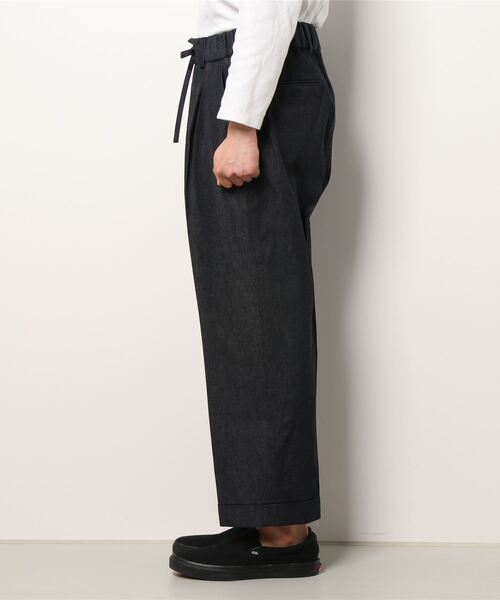 Blanc YM(ブランワイエム)の「Blanc YM ブランワイエム / Light Ounces Easy pants ライトオンスデニム 2タックパンツ イージパンツ(セットアップ) / BL-22S-LDEP(デニムパンツ・メンズ・ネイビー・MEDIUM/SMALL)」の7枚目の写真
