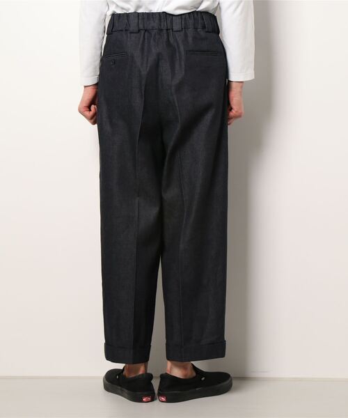 Blanc YM(ブランワイエム)の「Blanc YM ブランワイエム / Light Ounces Easy pants ライトオンスデニム 2タックパンツ イージパンツ(セットアップ) / BL-22S-LDEP(デニムパンツ・メンズ・ネイビー・MEDIUM/SMALL)」の8枚目の写真