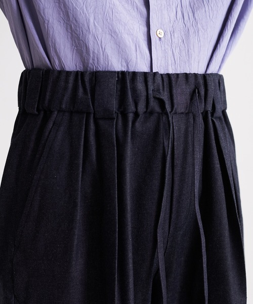 Blanc YM(ブランワイエム)の「Blanc YM ブランワイエム / Light Ounces Easy pants ライトオンスデニム 2タックパンツ イージパンツ(セットアップ) / BL-22S-LDEP(デニムパンツ・メンズ・ネイビー・MEDIUM/SMALL)」の20枚目の写真