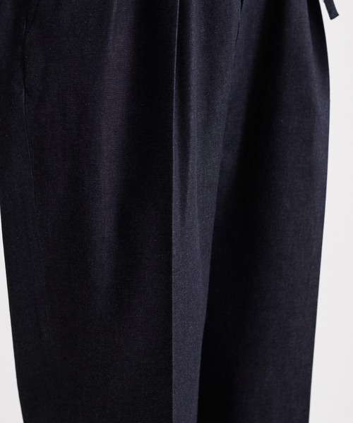 Blanc YM(ブランワイエム)の「Blanc YM ブランワイエム / Light Ounces Easy pants ライトオンスデニム 2タックパンツ イージパンツ(セットアップ) / BL-22S-LDEP(デニムパンツ・メンズ・ネイビー・MEDIUM/SMALL)」の21枚目の写真