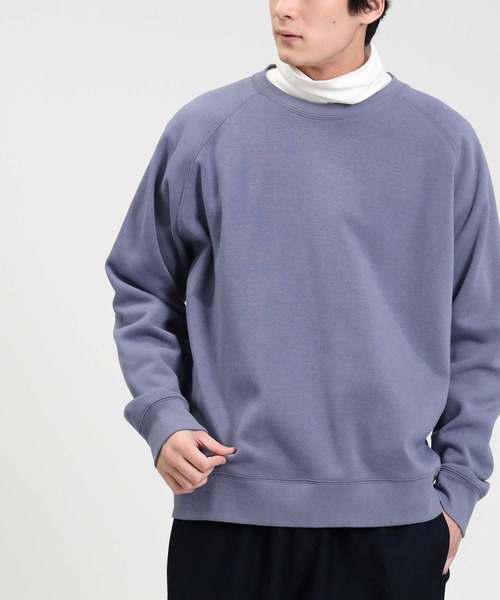 BACK NUMBER（バックナンバー）の「【BACK NUMBER】裏シャギークルー（スウェット・メンズ・ブラック/ベージュ/グレー/レッド/オリーブ/ブルー・S/M/L/XL）」の6枚目の写真