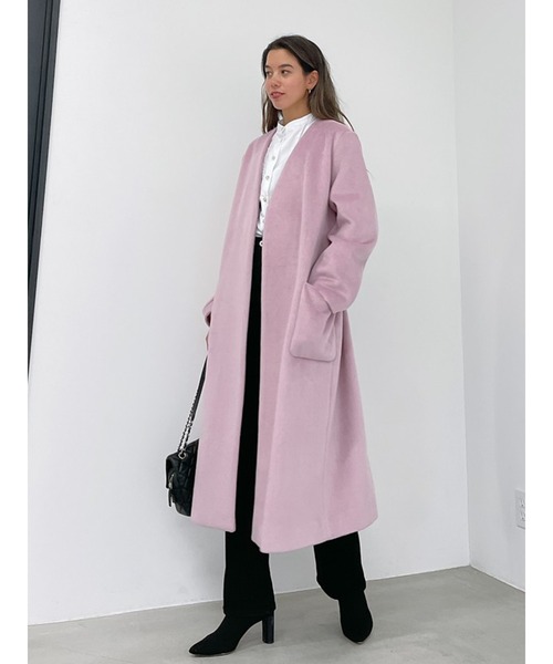 Vicente(ヴィセンテ)の「After glow long coat(その他アウター・レディース・ブラック/グレー/ピンク・FREE)」の14枚目の写真