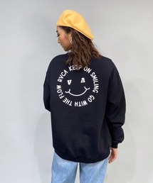 RVCA/ルーカ ビッグシルエット バックプリントスウェット BB044-034