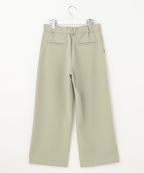 J.PRESS（ジェイプレス）の「【洗える】40/2NEWESTバックピーチ ワイドパンツ（その他パンツ・レディース・ライトグリーン系/ネイビー系/サックスブルー系・11/9/7/13）」の9枚目の写真