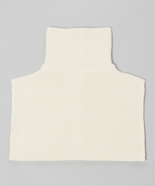 HARE（ハレ）の「ZIPハイネックウォーマー(HARE)（ネックウォーマー/スヌード・レディース・ブラック/アイボリー・FREE）」の5枚目の写真