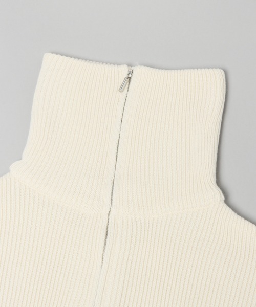 HARE（ハレ）の「ZIPハイネックウォーマー(HARE)（ネックウォーマー/スヌード・レディース・ブラック/アイボリー・FREE）」の12枚目の写真