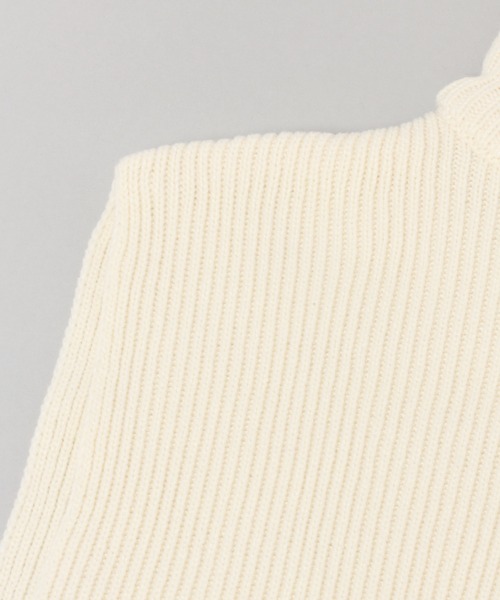 HARE（ハレ）の「ZIPハイネックウォーマー(HARE)（ネックウォーマー/スヌード・レディース・ブラック/アイボリー・FREE）」の11枚目の写真