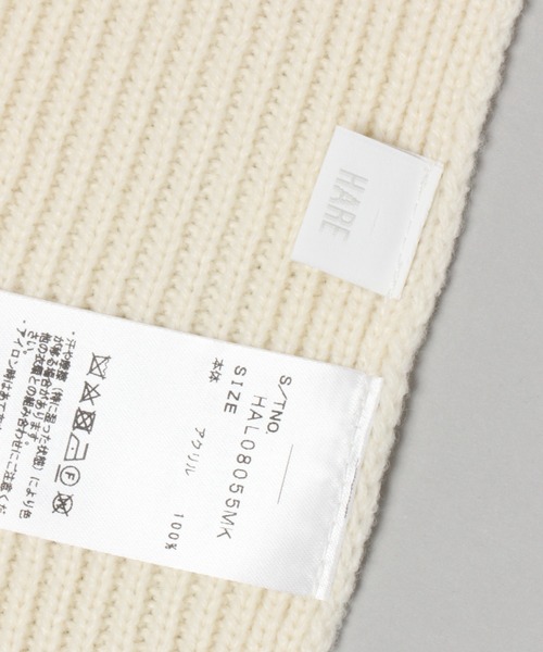 HARE（ハレ）の「ZIPハイネックウォーマー(HARE)（ネックウォーマー/スヌード・レディース・ブラック/アイボリー・FREE）」の14枚目の写真