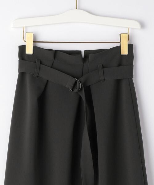 closet story(クローゼットストーリー)の「<closet story>バックルベルト タック タイトスカート -ウォッシャブル-(スカート・レディース・ブラック/ダークグレー・FREE)」の17枚目の写真