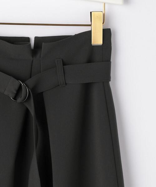 closet story(クローゼットストーリー)の「<closet story>バックルベルト タック タイトスカート -ウォッシャブル-(スカート・レディース・ブラック/ダークグレー・FREE)」の9枚目の写真
