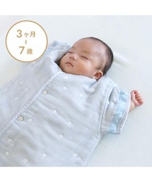 10mois（ディモワ）の「【10mois(ディモワ)】ふくふくガーゼ(6重ガーゼ) 6wayスリーパー (ベビー・キッズサイズ)（ベビーパジャマ/スリーパー）」