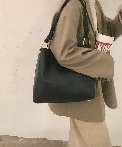 Burner（バーナー）の「【OKUOKU　0909】シンセティックレザー スクエアショルダー/トート（ショルダーバッグ・レディース・その他1・FREE）」の9枚目の写真