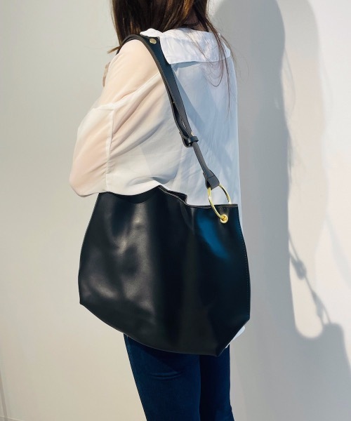 Burner（バーナー）の「【OKUOKU　0909】シンセティックレザー スクエアショルダー/トート（ショルダーバッグ・レディース・その他1・FREE）」の10枚目の写真