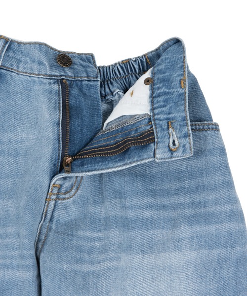 PUNYUS（プニュズ）の「ウォッシュドダメージデニムパンツ（デニムパンツ・レディース・ライトブルー・1/2/4/3）」の3枚目の写真