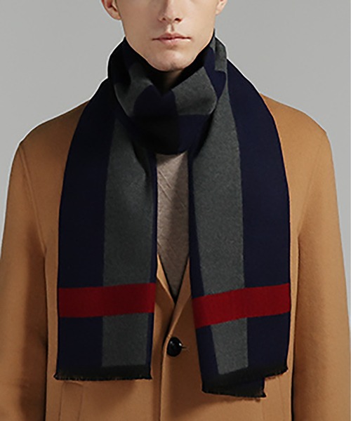 MAISON BREEZE（メゾンブリーズ）の「【MAISON BREEZE】メンズカシミヤタッチマフラー SCCH49（マフラー・メンズ・その他1/その他2/その他3/その他4/その他5/その他6/その他7/その他8・FREE）」の4枚目の写真