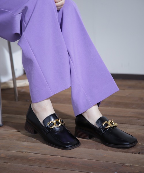 ROSE BUD（ローズバッド）の「ローファー（ローファー・レディース・ホワイト/ブラック・38/36/37）」の2枚目の写真