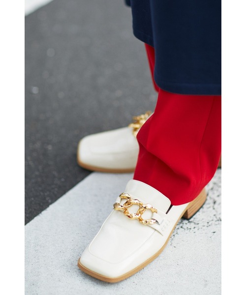 ROSE BUD（ローズバッド）の「ローファー（ローファー・レディース・ホワイト/ブラック・38/36/37）」の5枚目の写真