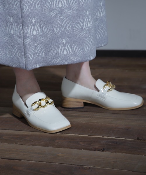 ROSE BUD（ローズバッド）の「ローファー（ローファー・レディース・ホワイト/ブラック・38/36/37）」の16枚目の写真