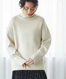 AMERICAN HOLIC | ハイネックコクーンニットプルオーバー(ニット/セーター)