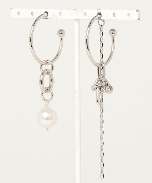 JUSTINE CLENQUET（ジュスティーヌクランケ）の「JUSTINE CLENQUET/ジュスティーヌ・クランケ/Emma earrings（ピアス（両耳用）・レディース・シルバー・FREE）」の4枚目の写真