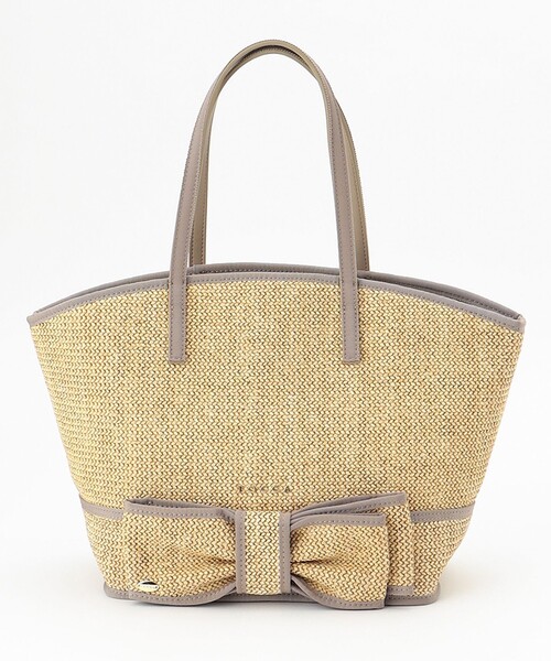 TOCCA(トッカ)の「TIED RIBBON BASKET かごバッグ(かごバッグ・レディース・ブラック系/ベージュ系・F)」の13枚目の写真
