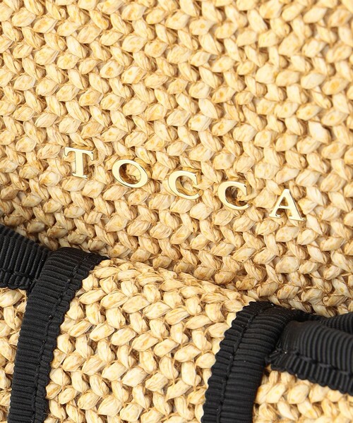TOCCA(トッカ)の「TIED RIBBON BASKET かごバッグ(かごバッグ・レディース・ブラック系/ベージュ系・F)」の9枚目の写真