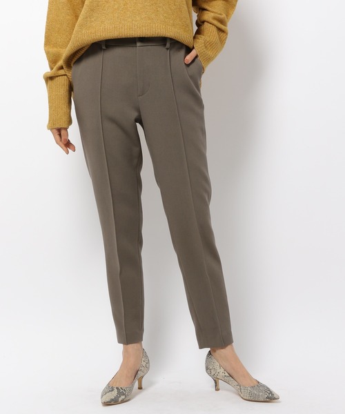 BARNYARDSTORM(バンヤードストーム)の「BARNYARDSTORM / シンプルテーパードパンツ(その他パンツ・レディース・カーキ/ライトイエロー/ブラック・2/1/0)」の4枚目の写真