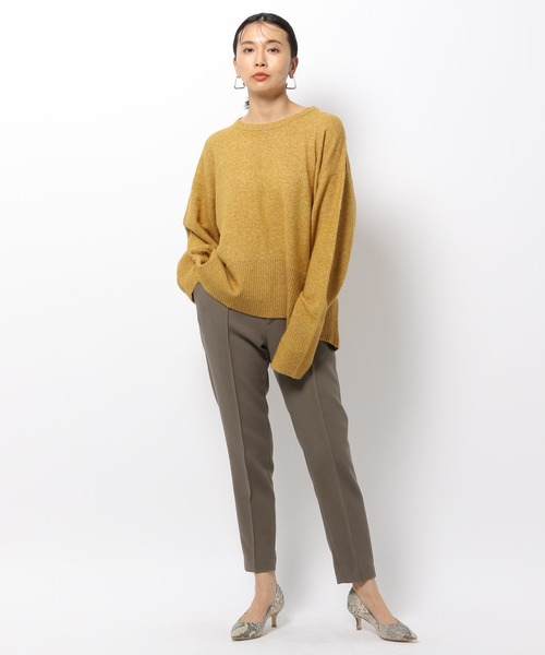 BARNYARDSTORM(バンヤードストーム)の「BARNYARDSTORM / シンプルテーパードパンツ(その他パンツ・レディース・カーキ/ライトイエロー/ブラック・2/1/0)」の5枚目の写真