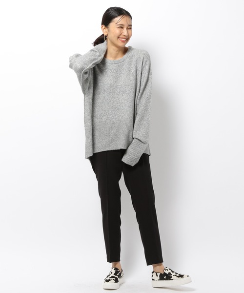 BARNYARDSTORM(バンヤードストーム)の「BARNYARDSTORM / シンプルテーパードパンツ(その他パンツ・レディース・カーキ/ライトイエロー/ブラック・2/1/0)」の7枚目の写真