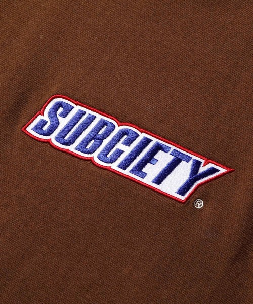 Subciety(サブサエティ)の「NOUGAT TEE(Tシャツ/カットソー・メンズ・ブラウン/ホワイト/ブラック・LARGE/XX-LARGE/MEDIUM/X-LARGE/SMALL)」の7枚目の写真