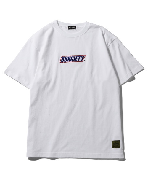 Subciety(サブサエティ)の「NOUGAT TEE(Tシャツ/カットソー・メンズ・ブラウン/ホワイト/ブラック・LARGE/XX-LARGE/MEDIUM/X-LARGE/SMALL)」の4枚目の写真