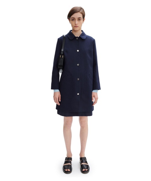 【新品タグ付】A.P.C. ネイビー ロングコート　MANTEAU MADY A.P.C.（アーペーセー）の「MANTEAU MADY 22P（その他アウター）」 - WEAR