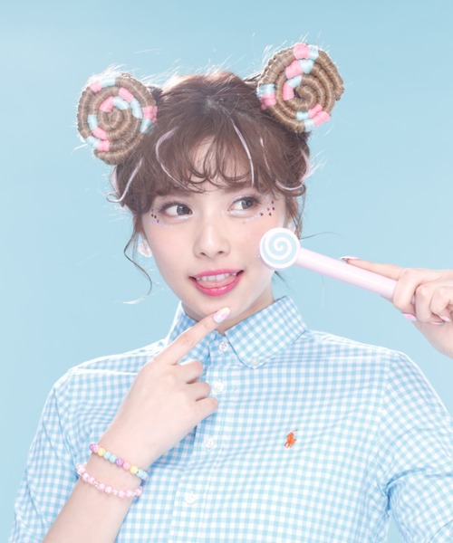 BIRTHDAY BAR（バースデイバー）の「CANDY （キャンディー） ヘアアイロン（その他ボディ・ヘアケア・レディース・ピンク/グリーン・フリー）」の6枚目の写真