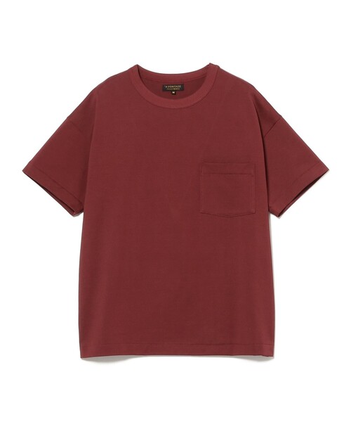A VONTADE(アボンタージ)の「*A VONTADE / 別注 ポケット Tシャツ(Tシャツ/カットソー・メンズ・ホワイト/ブラック/ダークグリーン/ネイビー/グレー/ブルー系その他2/オレンジ系その他7/ベージュ/ロイヤルブルー/ピンク/ワイン・SMALL/MEDIUM/LARGE)」の10枚目の写真