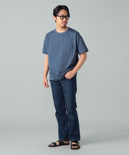 A VONTADE(アボンタージ)の「*A VONTADE / 別注 ポケット Tシャツ(Tシャツ/カットソー・メンズ・ホワイト/ブラック/ダークグリーン/ネイビー/グレー/ブルー系その他2/オレンジ系その他7/ベージュ/ロイヤルブルー/ピンク/ワイン・SMALL/MEDIUM/LARGE)」の15枚目の写真